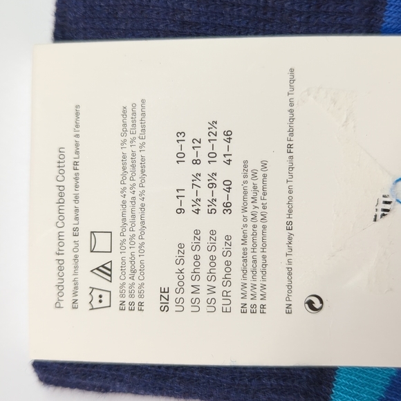 2 For $10- NWT Happy Socks- Blue Polkadot - Picture 5 of 5